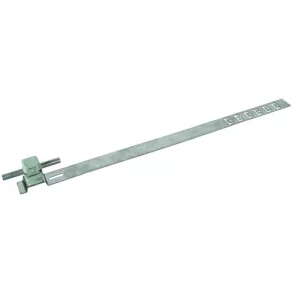   DEHN 204169 Suport pentru cablu de acoperiș UNIsnap NIRO/plastic gri H 16 mm Rd 8 mm cu placă de sprijin perforată L 475 mm DLH US 8 H16 L475 GR V2A