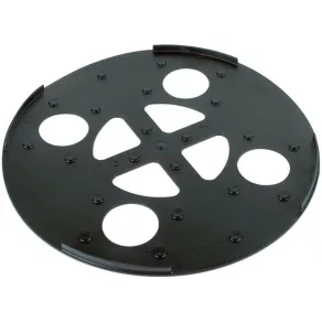   DEHN Placă de bază din plastic D 370 mm, negru 102050 ULP KS D370 SW