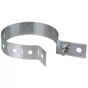   DEHN Clemă pentru jgheab 60-100 mm Al cu orificiu de racordare de 10,5 mm 423011rnRRS V 60.100 B10.5 AL