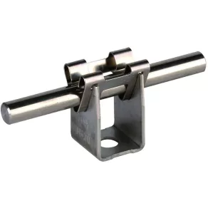   DEHN 207009 Vezetőtartó DEHNgrip NIRO Rd 8 mm-hez H 20 mm 7,8 mm-es rögzítőfurattal LH DG 8 H20 B7.8 V2A