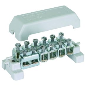   Bară de legare echipotențială DEHN K 12 10x 2,5-95 mm²/Rd 10 mm 1x Fl 30x4 mm 563200 PAS 11AK