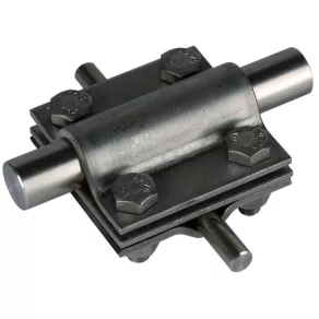   DEHN 319219 Clema de legătură transversală NIRO (V4A) Rd 8-10/16 mm – pentru Rd 16/Fl 30 mm cu placă intermediară KS 8.10 16 FL30 ZP V4A