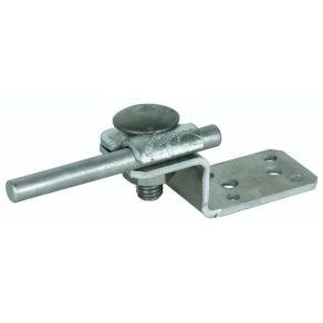   Clemă de conectare DEHN în formă de Z cu clemă din aluminiu pentru Rd 6-10 mm St/tZn 377100 AL ZF KB 6.10STTZN B5.2 6.5 L81 AL