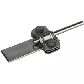   Clemă de decuplare DEHN UNI cu placă intermediară din oțel inoxidabil (NIRO) pentru Rd 8-10/FI 30 mm 459139 UTK 8.10 FL30 ZP V2A