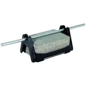   Suport pentru conductor de acoperiș DEHN FB2 pentru acoperișuri plate, cu soclu de beton de 1 kg, cu suport pentru conductor C35/45, cu conductor Rd 8 mm fixat, 253060 DLH FB2 8 FE 141X86X70
