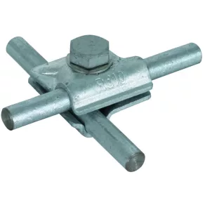   Clemă DEHN MV pentru Rd 10 mm, cu șurub cu cap hexagonal și șaibă cu arc 391550 MVK 10 SKM10X35 FSC STTZN