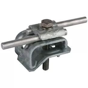   DEHN Clemă pentru jgheab St/tZn pentru margini de 16-22 mm, cu prindere dublă pentru Rd 8-10 mm 339110 DRK DUL 8.10 W16.22 EST STTZN