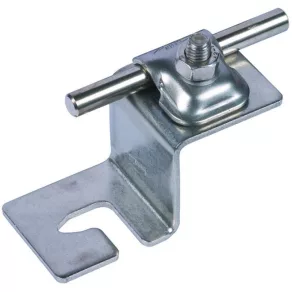   DEHN 223020 Suport pentru cabluri de acoperiș NIRO pentru acoperișuri trapezoidale, cu clemă de prindere, pentru diametru Rd 6-10 mm, DLH KB 6.10 TD B8.5 V2A