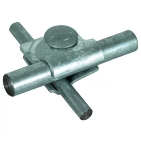   DEHN 392060 Clema MV St/tZn pentru Rd 8-10/16 mm, cu șurub și piuliță pentru balama MVK 8.10 16  FRM10X40 STTZN