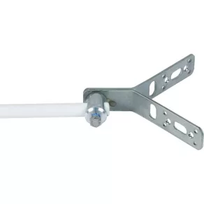   DEHN Cot de fixare de colț 90 de grade cu știft de fixare NIRO, orificiu interior Al 16,2 mm, pentru DEHNiso 106316