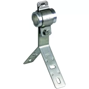  DEHN Clemă de fixare pe perete pentru colț exterior, pentru țevi de susținere NIRO D de 50 mm, pentru DEHNiso-Combi 105341