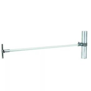   DEHN Izolator pentru diametru Rd 7-10 mm, lungime L 675 mm, cu clemă pentru țeavă de susținere D 50 mm, compatibil cu NIRO DEHNiso, cod 106328