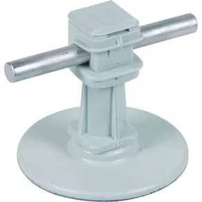   DEHN 297110 Suport pentru conductă de acoperiș DEHNsnap, înălțime 36 mm, gri, cu placă adezivă autoadezivă D 67 mm, pentru Rd 8 mm DLH DS 8 H36 KP67 K GR