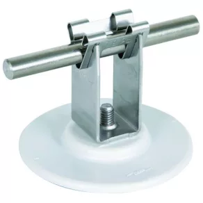   DEHN Tetővezető-tartó DEHNgrip magasság 32 mm NIRO öntapadós ragasztópaddal D 67 mm Rd 8mm 297120