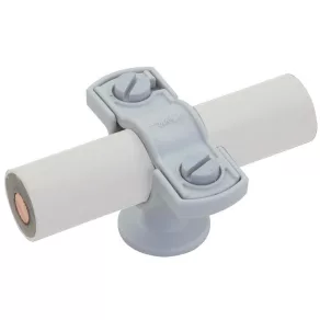   DEHN 275220 Suport pentru conductor din plastic PA gri pentru conductori HVI/CUI, cu diametrul D 20 mm, cu clemă de fixare D 30 mm și filet interior M8, LH ZS 20 H19 IGM8 GR PA