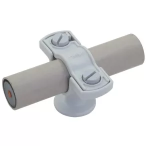   DEHN 275225 Suport pentru conductor din plastic PA gri pentru conductorul HVI cu diametrul D 23 mm, cu clemă de fixare cu diametrul D 30 mm și filet interior M8, LH ZS 23 H19 IGM8 GR PA