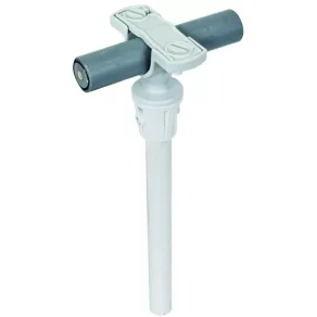   Dehn 106812 Suport de distanțare din fibră de sticlă (GFK) L 1 000 mm, cu suport de conductor gri din plastic D 20 mm, pentru conductor HVI light