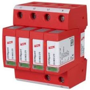   Descărcător de supratensiune DEHNguard pentru sisteme trifazate TN-S (tip 2), cu contact de semnalizare la distanță DG M TNS 275 FM 952405