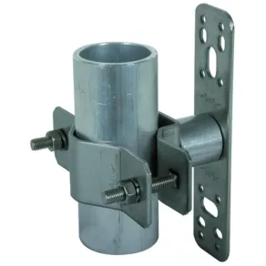   Dehn 105342 Clemă de fixare pe perete NIRO pentru montare verticală, pentru țevi de susținere cu diametrul de 40-50 mm
