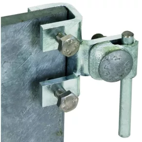   DEHN 372110 Clemă de conectare St/tZn, model vertical, pentru stâlpi de oțel, cu clemă de 3-18 mm, AK 6.10 KB S KBF3 18 STTZN