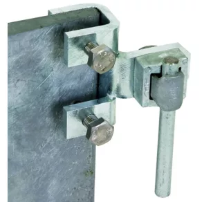   DEHN 372120 Clemă de conectare St/tZn, model vertical, pentru stâlpi de oțel de 3-18 mm, cu conector KS, AK 7.10 KSV S KBF3 18 STTZN