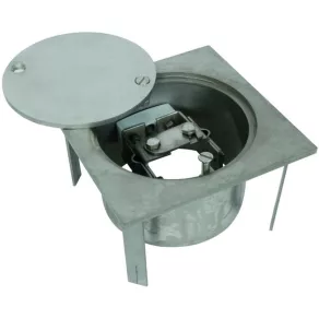   Cutie de racord subpodea DEHN UF pentru testare, NIRO 200x200x105 mm, cu compartiment de demontare, 549090rnUFTSK 7.10 FL40 200X200X105 V2A