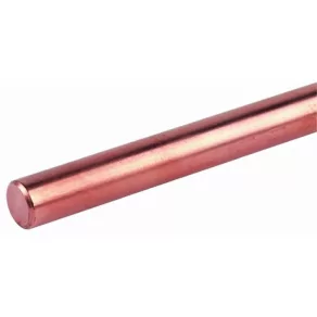   DEHN 101007 Bară de captare D 10 mm L 1 000 mm Cu, cu capete rotunjite la ambele extremități FS 10 1000 CU