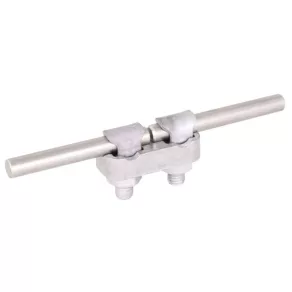  DEHN Conector KS din două părți, din oțel Zamak/tZn-ZG, pentru Rd 7-10 mm, distanță de separare 30 mm 302010rnKSV 2X7.10 STTZN