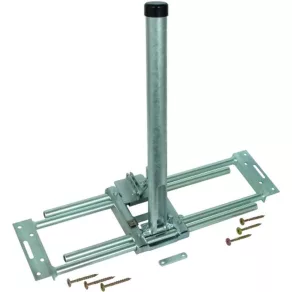   DEHN 105240 Suport de fixare pentru grinzi de acoperiș, pentru distanța dintre grinzi de 600-750 mm, cu diametru exterior al țevii de D 48 mm, pentru conductorul HVI DASH D48 AS600.750 STTZN
