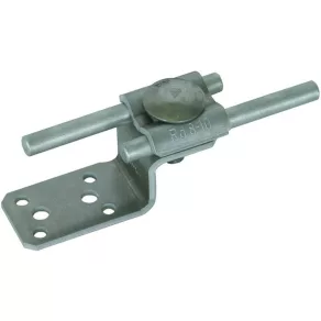   Clemă de conectare DEHN în formă de Z cu două cleme din aluminiu, pentru diametru de 8-10 mm. 377200 AL ZF DUL 6.10 B5.2 6.5 L81 AL
