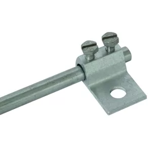   DEHN 347205 Clema de fixare Al cu orificiu D 10,5 mm pentru Rd 10 mm MPR 7.10 B10.5 AL