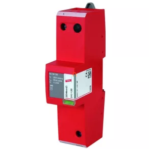   DEHNvenCI, descărcător de curent de trăsnet combinat unipolar, 255 V c.a., cu siguranță de protecție încorporată, DVCI 1 255 961200
