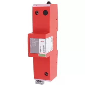   Paratrăsnet combinat DEHN de tip 1 DEHNvenCI, unipolar, 255 V c.a., cu siguranță încorporată și contact de semnalizare la distanță 961205 DVCI 1 255 FM