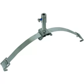   DEHN 123110 Suport dintr-o singură piesă cu bandă de fixare pentru sistemul de prindere destinat țiglelor de creastă și conice, pentru tija de prindere NIRO D de 10 mm, HA 10 1F FG120.300 V2A