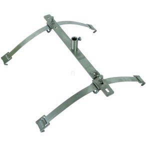   DEHN 123116 Suport din două piese cu curea de tensionare Înlocuire coloană vertebrală și con NIRO cu bază D 16/10 mm HA 16 2F FG120.300 V2A