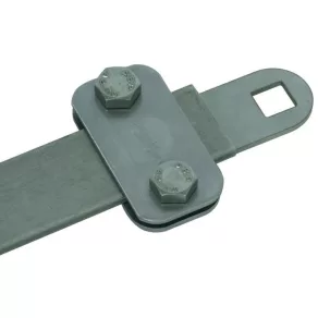   Baterie de prindere DEHN NIRO D cu orificiu pătrat de 11 mm, pentru bandă Fl -30x4 mm, 380129 KS B11.11 FL30X4 V2A