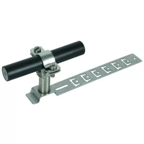   DEHN 202829 Suport pentru conductor de acoperiș pentru conductor HVI D 20-23 mm L 205 mm cu placă de sprijin perforată NIRO DLH ZS 20 23 H55 L205 V2A