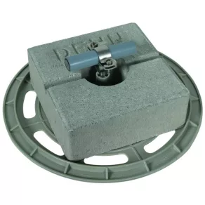   Suport pentru cablu de acoperiș DEHN cu placă de bază și soclu din beton pentru cablu HVI de 20-23 mm – set – 253229 DLH ZS 20 23 V2A BES180 GP300 K