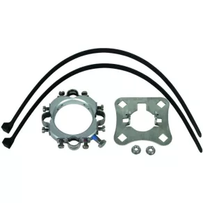   DEHN 819289 Set de fixare pentru țeavă de susținere din Al/NIRO cu diametrul D 50 mm, pentru patru conductori HVI-light, BFS SR D50 4AE HVI LI AL V2A