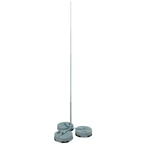   DEHN Bară de captare D 22/16/10 mm L 3000 mm Al R 320 mm cu suport cu trei picioare St/tZn 105530 FS 22 16 10 3000 AL DBS R320 STTZN