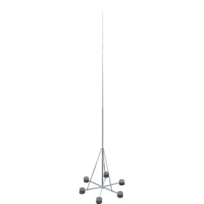   Bară de susținere independentă Dehn D 60/10 mm L 11 m Al R 1200 mm cu suport cu șase picioare St/tZn  - set - FS D60 10 11M AL SBS STTZN 105911