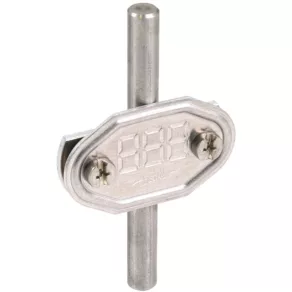   DEHN Placă cu număr ștanțat AL f. Rd 7-10 mm Fl 30 mm 484000, NS 7.10 FL30 7SEG AL