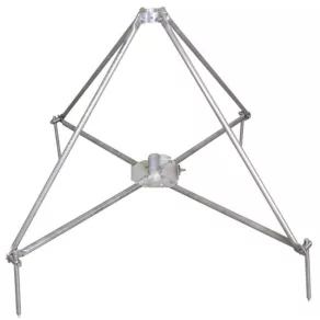   DEHN Suport pliabil cu patru picioare și semicarcasă pentru țevi de susținere de 40/50 mm, rază de 680 mm. 107490 VBS KB D50 RA680 V2A