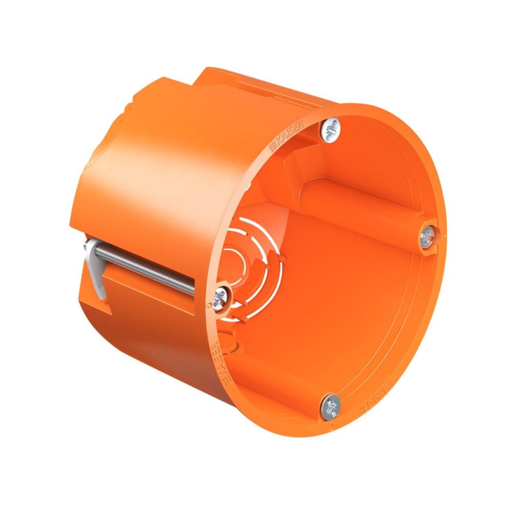 Cutie din gips 1, d68mm, adâncime 61mm, portocaliu 9064-32 Kaiser