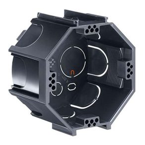   Cutie din plastic 65 mm, stivuibilă, octogonală SDR(+4) 1076-20 Kaiser