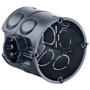   Kaiser 1555-04 Cutie de montare 60 mm, adâncime 66 mm, cu 4 orificii pentru șuruburi, fără halogeni