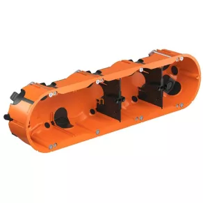   Cutie din gips-carton 4, adâncime 48 mm, etanșă, portocalie, +2 separatoare de rigidizare 9254 -22 Kaiser