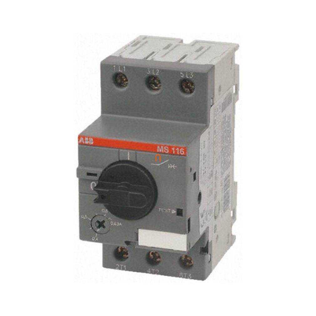 ABB MS116-1,0 întrerupător de protecție a motorului, 0,63-1A, 1SAM250000R1005