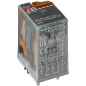   Relé miniatural cu conectori CR-M230AC3, contacte: 3 inverse, 10 A, 230 V c.a. 1SVR405612R3000 ABB