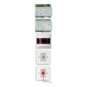   Schneider Electric ELSO Sigma/WC-Ruf - ELG740214 - Set pentru toaletă pentru persoane cu dizabilități, cu alimentare neîntreruptă, alb